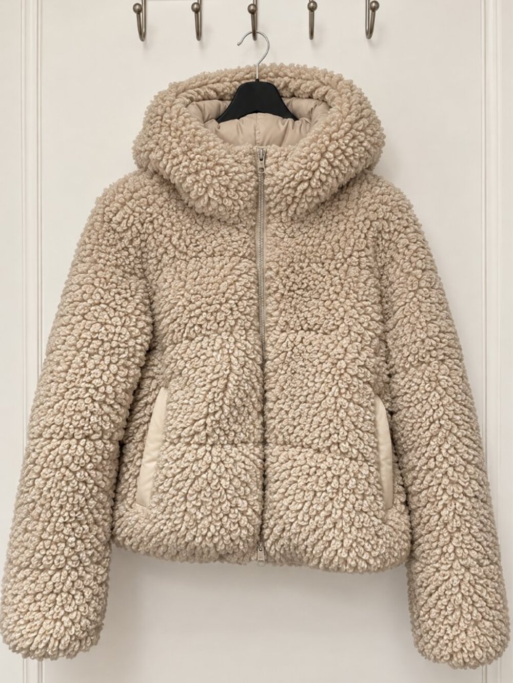 SAVE THE DUCK - Kennie Water Repellent Faux Shearling Jacket - XS